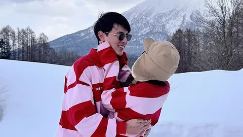 “เจมส์จิ” ควง “โฟม” ฮันนีมูนทริปญี่ปุ่น หิมะหวานฉ่ำ งานนี้เบบี๋ต้องมา