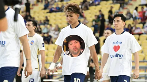 "โอ๊ต ปราโมทย์" คอมเมนต์ ถูกใจแฟนบอล ปมดราม่า "เสื้อยืด รักบอลไทย" 