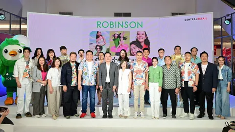 โรบินสันโชว์แฟชั่นสู้องศาร้อนจากแบรนด์ดัง