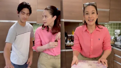 ถึงกับหลุดโฟกัส น้องแมค ลูกชาย แหม่ม คัทลียา งานดีมาก ยิ่งโตยิ่งหล่อ!