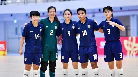 กระหึ่มวงการ! ฟุตซอลหญิงไทย ผงาดขึ้นท็อป 5 ของโลก เบอร์ 1 เอเชีย