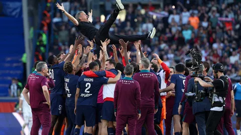 ยินดีด้วย "เปแอสเช" การันตีคว้าแชมป์ ลีก เอิง ฝรั่งเศส ฤดูกาล 2024-25