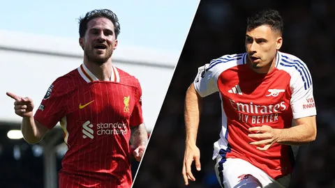 จะจบที่นัดไหน เปิดโปรแกรมลิเวอร์พูล-อาร์เซนอล แย่งแชมป์พรีเมียร์ลีก 7 นัดสุดท้าย