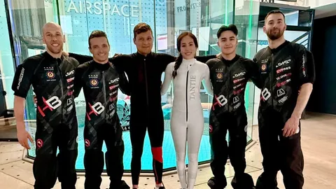 ซุ่มซ้อมกับระดับโลก “ตั๊น จิตภัสร์” ซ้อมกีฬาเริงระบำในอากาศ ตั้งเป้าติดทีมชาติปลายปีนี้