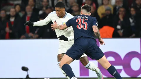 ผลบอล แอสตัน วิลล่า ต้านไม่ไหว บุกพ่าย เปแอสเช ศึก UCL รอบ 8 ทีม นัดแรก