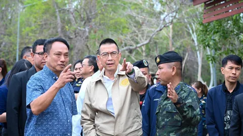 “มาริษ” นำคณะตรวจด่านช่องสายตะกู ขยายโอกาสการค้าชายแดนไทย - กัมพูชา