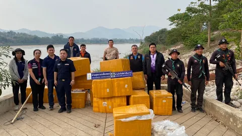 แฉออเดอร์ภัตตาคารจีนในไทย ทำหมูเถื่อน เนื้อวัวเถื่อน ทะลักริมน้ำโขง ยึดกว่า 1 ตัน