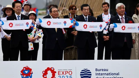 ญี่ปุ่นตัดริบบิ้น เปิดงานเวิลด์ เอ็กซ์โป โอซากา 2025 อย่างเป็นทางการ