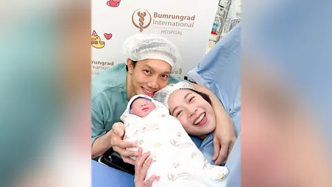 ปั๊บ โปเตโต้ ดีใจ ใบเตย คลอดลูกชายตั้งชื่อ น้องฌาน หนูน้อยแก้มยุ้ยจ้ำม่ำมาก