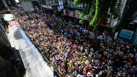 ลุยตรวจเข้มพื้นที่จัดสงกรานต์ กทม. ย้ำแก้จุดเสี่ยงจราจร "จุดพลุ" ก่อความรำคาญ โดนจับได้