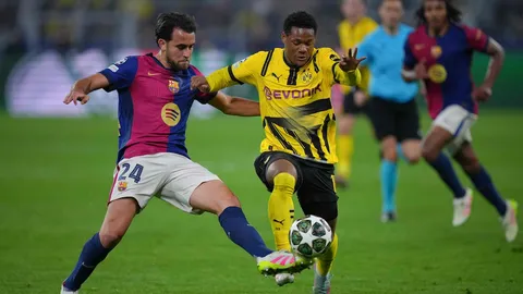 ผลบอล บาร์เซโลน่า บุกพ่าย ดอร์ทมุนด์ แต่สกอร์รวมลิ่วตัดเชือก UCL