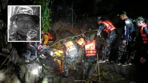 อาลัยเจ้าหน้าที่อุทยาน ช่วยงมมือถือให้นักท่องเที่ยว ตะคริวกินจมดับในถ้ำเสาหิน