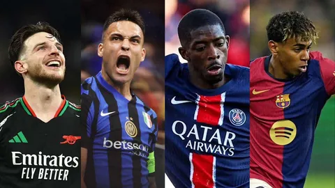ส่อง 4 ทีมสุดท้าย ที่เข้ารอบรองฯ "UCL" 2024-25 ได้แชมป์กี่สมัย  มีบางทีมไม่เคยได้แชมป์ด้วย