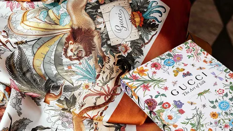 หนังสือ Gucci:The Art of Silk ถ่ายทอดเอกลักษณ์กุชชี่ผ่านผ้าพันคอ