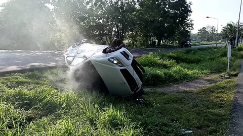 อดีตนักแสดงดัง "ดา ชฎาพร" ประสบอุบัติเหตุ รถเสียหลักตกร่องกลางถนน