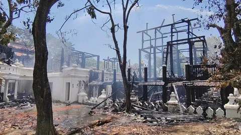 เปิดภาพความเสียหาย "ไฟไหม้โรงแรมดาราเทวี" ยังไม่สามารถสรุปสาเหตุได้