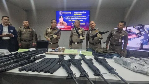 จับแก๊งค้าอาวุธสงคราม ส่งชนกลุ่มน้อย เอ็ม 16 - เอ็ม 79 อื้อ ยันไม่ใช่ปืนหลวง