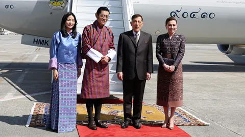 ในหลวง-ราชินี เสด็จฯเยือน ราชอาณาจักรภูฏาน