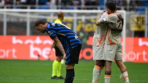 ผลบอล อินเตอร์ มิลาน พ่าย โรม่า คาบ้าน ศึกกัลโช่- ปราชัย 3 นัดติดรวมทุกรายการ