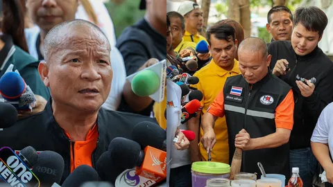 หม่ำ จ๊กมก ทำอาหาร-ให้กำลังใจญาติผู้ประสบภัยตึก สตง. ถล่ม พร้อมมอบเงินช่วยเหลือ