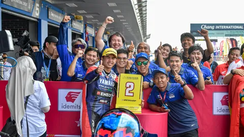 "ยามาฮ่า ไทยแลนด์" คัมแบ็กโพเดียม "เอเชีย โร้ด เรซซิ่งฯ"