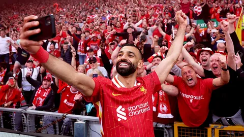 ไม่ใช่แค่ชนะเกม แต่ตัวเลขยังทะลุเพดาน "ลิเวอร์พูล" ทำโซเชียลแทบระเบิด หลังคว้าแชมป์ลีก