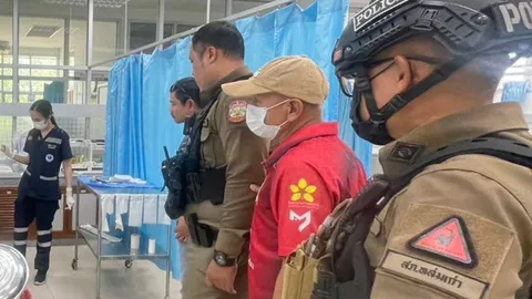 หนุ่มคลั่งแทงตำรวจ รอง สวป.เข้าระงับเหตุ ล้มฟุบโดนเข้าที่ชายโครง รับเพิ่งเสพยาบ้า