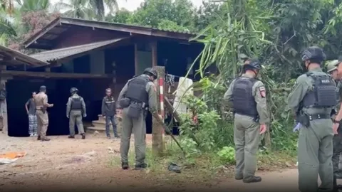 คาด 6 คนร้ายยิงถล่มบ้านชาวไทยพุทธ 3 ศพ “ตากใบ” หลบหนีซ่อนตัวประเทศเพื่อนบ้าน