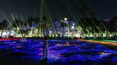 เก็บตกสีสันงาน PATTAYA LIGHTING 2025 เทศกาลศิลปะแสงไฟริมหาดทราย