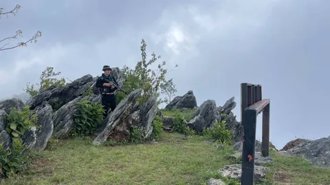 ตรึงกำลังเข้ม ชายแดนไทย-ลาว อ.เวียงแก่น หลังกระสุนตกฝั่งไทย แจ้งเป็นเหตุภายในประเทศ