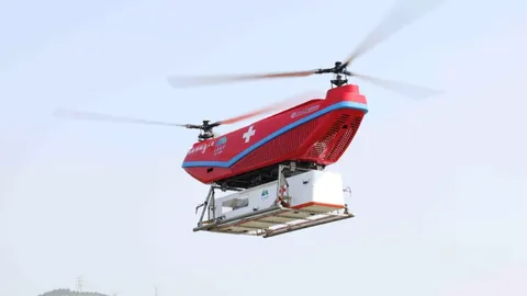 จีนพัฒนาโดรนกู้ภัยทางการแพทย์ฉุกเฉินตัวแรกของโลก