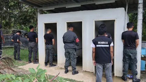 ตรวจฉี่ ตชด. ตามฐานใน อ.เบตง ไม่แจ้งล่วงหน้า สร้างความมั่นใจให้ประชาชน