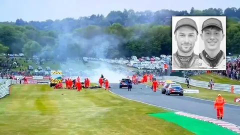 เสียใจด้วย "2 นักแข่งรถ" เสียชีวิต หลังเกิดอุบัติเหตุในสนามชนต่อเนื่อง 11 คันติด ที่อังกฤษ