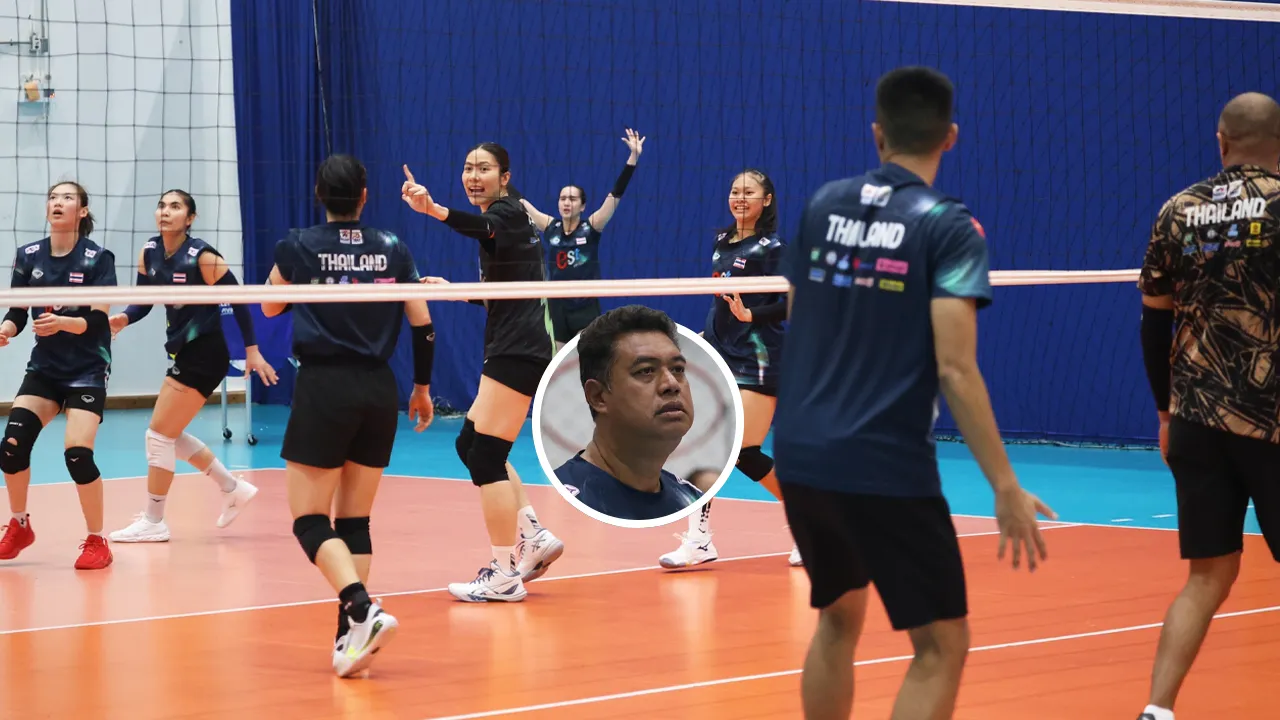 "โค้ชอ๊อต" ติวเข้ม "วอลเลย์บอลหญิงไทย" หวังชนะ "โปแลนด์" เปิดVNL2025 
