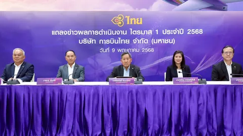 การบินไทย Q1/68 ทะยาน โชว์กำไร 9.8 พันล้าน จ่อพ้นแผนฟื้นฟูเต็มตัว เตรียมคัมแบ็กตลาดหุ้น