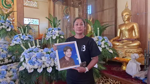 แม่เศร้า รับร่างวิศวกรหนุ่ม เหยื่อตึกถล่ม เผย แม้ผ่านไปเป็นเดือนก็ยังทำใจไม่ได้