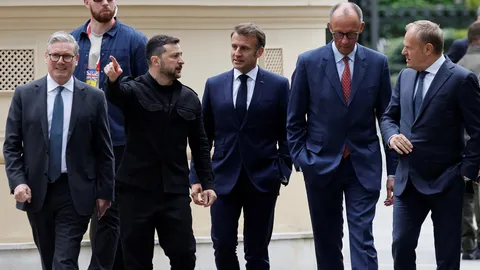 ผู้นำยุโรปกดดันรัสเซีย จี้หยุดยิงยูเครน 30 วัน ขู่คว่ำบาตรถ้าไม่ทำตาม