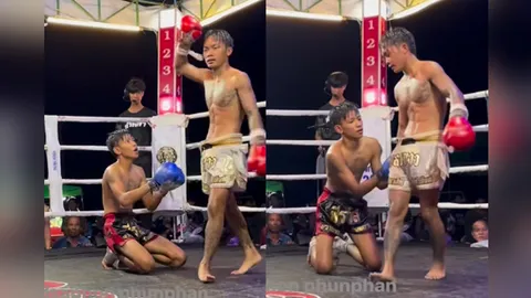 "นักมวยไทย" ไม่รับไหวคู่ชกหลังแพ้-แฟนๆ แห่คอมเมนต์เรื่องน้ำใจนักกีฬา (คลิป)