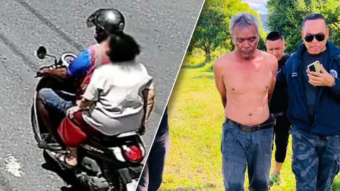 รวบแล้ว วิน จยย. ฆาตกรโหด ฆ่ารัดคอยายวัย 89 ยัดศพใส่กระสอบ หนีจนมุมเกาะสมุย