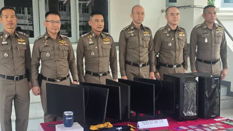 ตำรวจรวบเว็บพนันรายใหญ่ เงินหมุนเวียนกว่า 300 ล้าน ยึดของกลางอื้อ