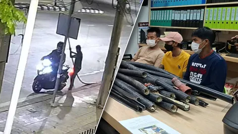 ตำรวจตามจับแก๊งตระเวนลัก "สายไฟ" ทำชาวบ้านเดือดร้อน เสียหายนับล้านบาท