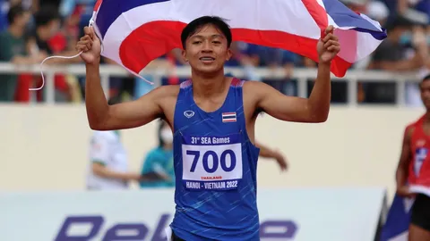 "บิว ภูริพล" ลมกรดไทย ฟอร์มแรง ซิวทอง 100 เมตร ที่จีน ก่อนลุ้นคว้าเหรียญทองซีเกมส์ ปลายปีนี้