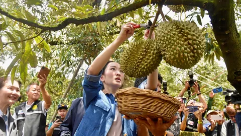 นายกฯอิ๊งค์ ทัวร์เมืองจันท์ โปรโมตผลไม้ กําชับพ่อเมืองจันทบุรี แก้ปัญหา “ขนส่ง” ล่าช้า