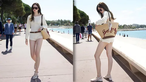 ณิชา เสิร์ฟลุคเปรี้ยวจี๊ดโชว์ขาเรียวยาว สวยสะอาดเหมือนอาบน้ำวันละ 10 รอบ