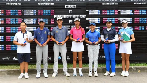 "หลุยส์-ภัสราวรรณ" คว้าแชมป์รุ่นใหญ่สวิง "เอสเอที-จีพีเอส จูเนียร์" สนาม 5 ที่ชะอำ