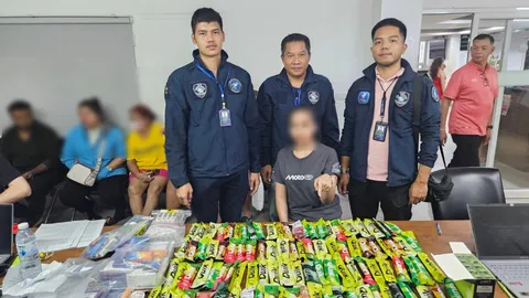 บุกจับบุหรี่ไฟฟ้า ริมหาดพัทยา เปิดร้านขายกัญชาบังหน้า ยอมรับกำไรดี 3-5 เท่าตัว