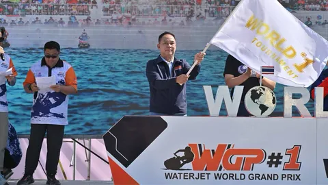 "บิ๊กเปี๊ยก" ร่วมยินดี “ทัพเจ็ตสกีไทย” ประกาศศักดากวาดแชมป์ "โอซาก้า กรังปรีซ์ 2025"