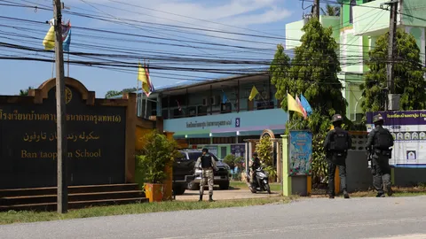 เสียงปืนลั่นปัง คนร้ายลอบยิง อส.ชุดคุ้มครองครู ที่บันนังสตา จ.ยะลา สาหัส 1 ราย