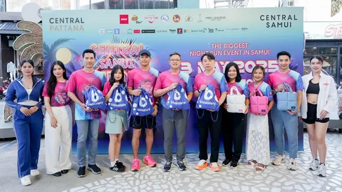 รอบรั้วการตลาด : Biosafety ร่วมจัดงาน Samui Neon Run 2025 ดึงดูดนักวิ่งทั่วโลก