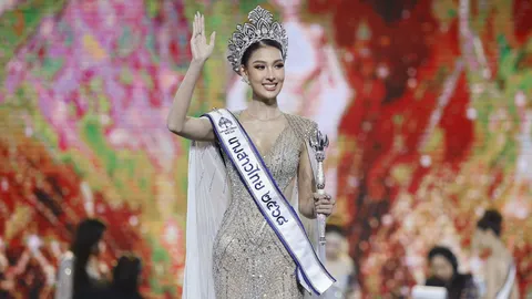 สวยหวานไม่ค้านสายตา หมูแฮม โชตินภา อดีตนักแสดงช่อง 7 คว้ามงกุฎนางสาวไทย 2568